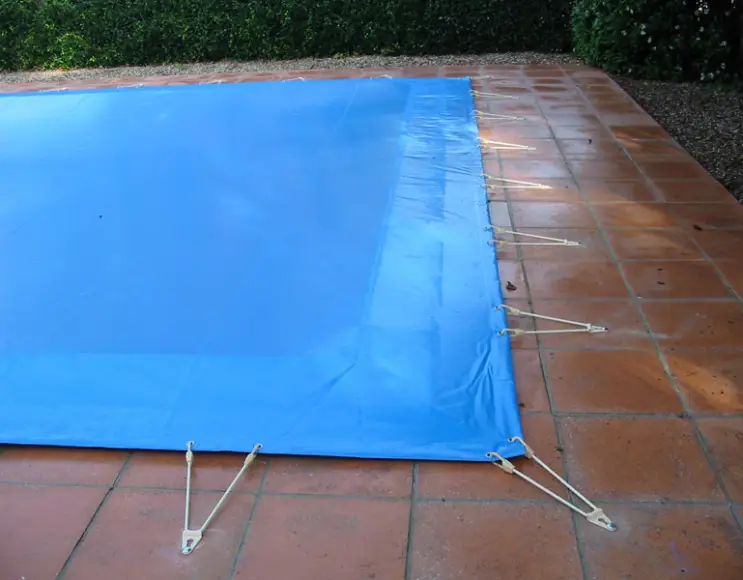 Bâche de couverture piscine en pvc 400 gr, avec œi - Cod. PI400